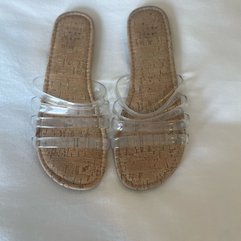 Target clear sandals